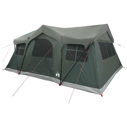 vidaXL Family Tent Army Green 487 x 340 x 216 cm Polyester and Steel