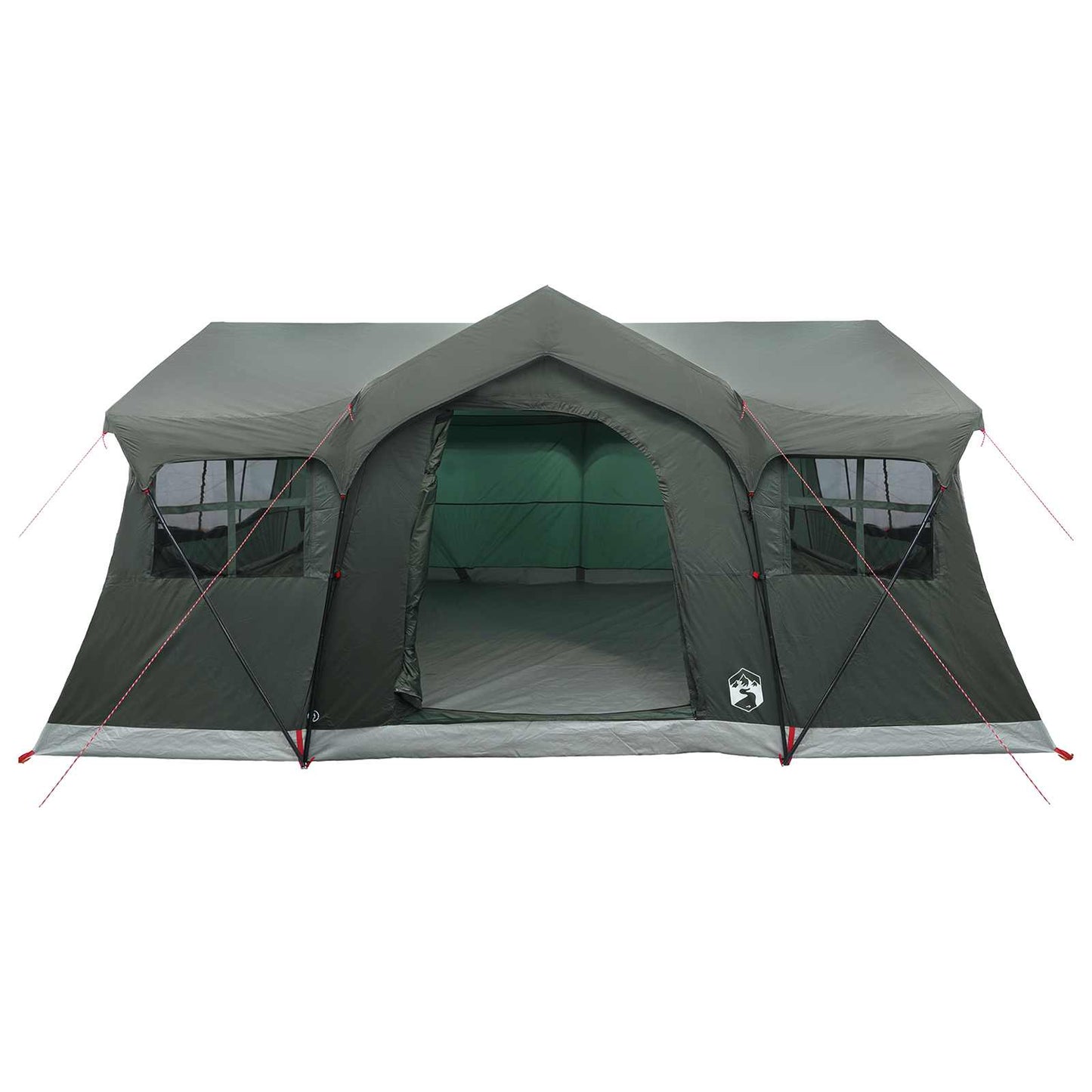 vidaXL Family Tent Army Green 487 x 340 x 216 cm Polyester and Steel