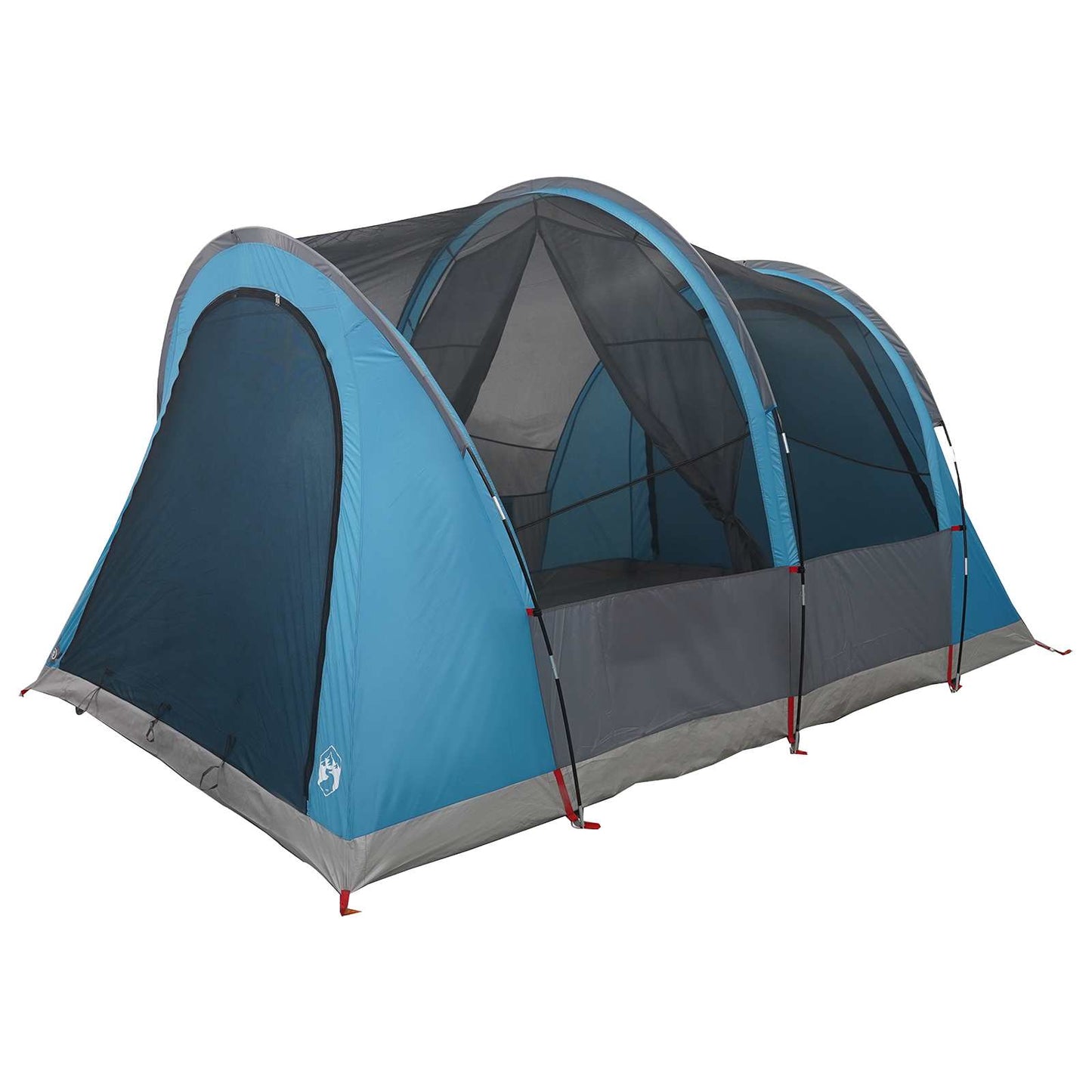 vidaXL Tunnel Tent Blue 370 x 275 x 210 cm Polyester and Steel