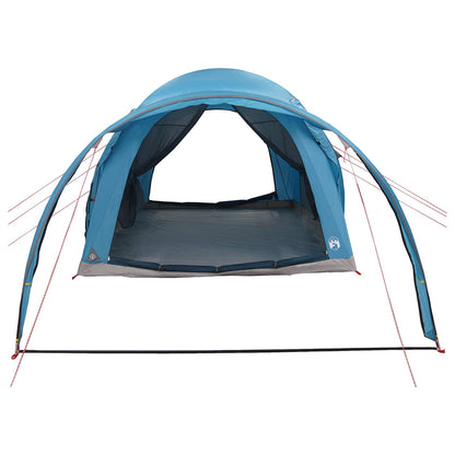 vidaXL Tunnel Tent Blue 370 x 275 x 210 cm Polyester and Steel