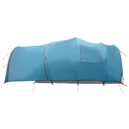 vidaXL Tunnel Tent Blue 370 x 275 x 210 cm Polyester and Steel