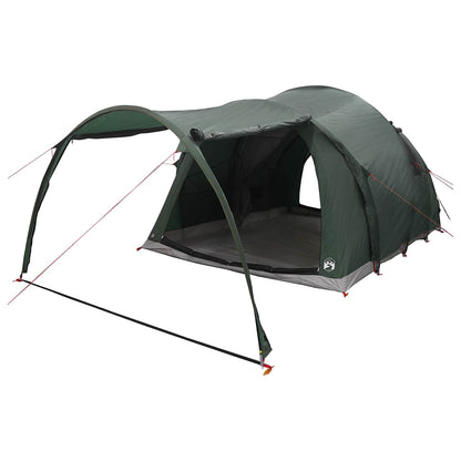 vidaXL Tunnel Tent Army Green 370 x 275 x 210 cm Polyester and Steel