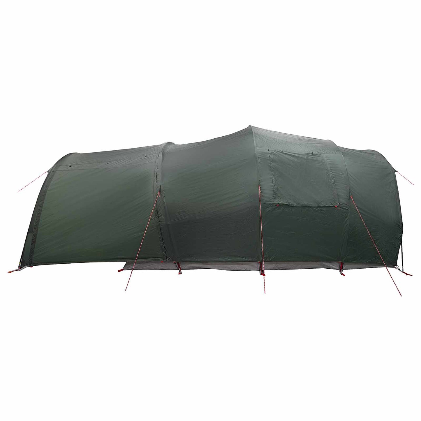 vidaXL Tunnel Tent Army Green 370 x 275 x 210 cm Polyester and Steel