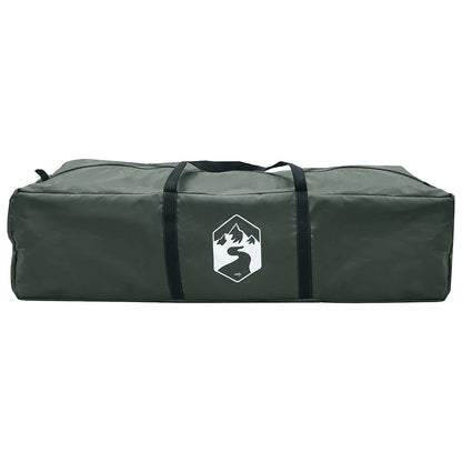 vidaXL Instant Tent Army Green 365 x 380 x 200 cm Polyester and Steel