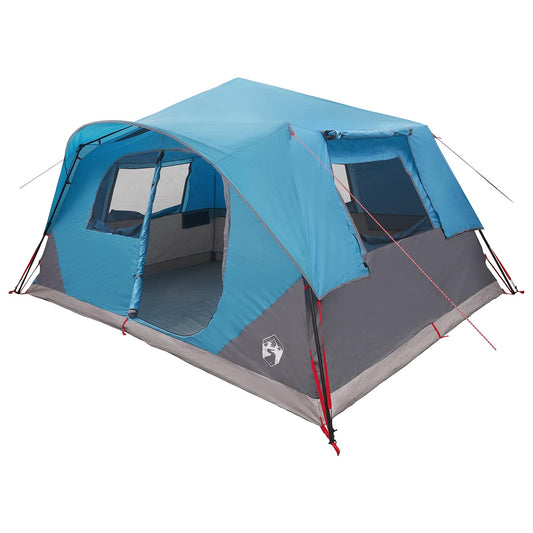vidaXL Instant Tent 10-Person Blue Polyester and Steel