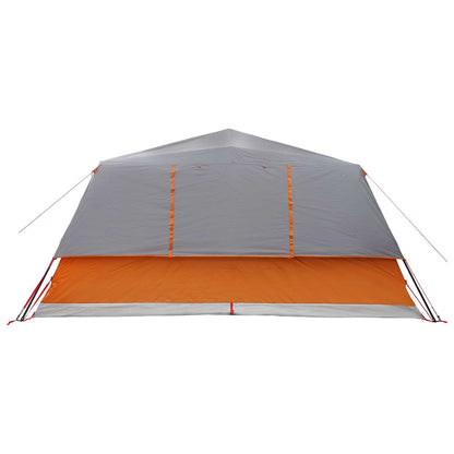 vidaXL Instant Tent with Roof Grey and Orange 365 x 280 x 200 cm