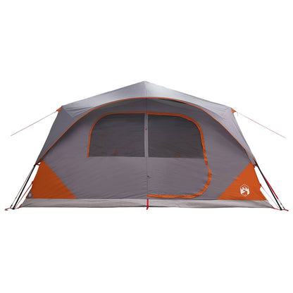 vidaXL Instant Tent with Roof Grey and Orange 365 x 280 x 200 cm