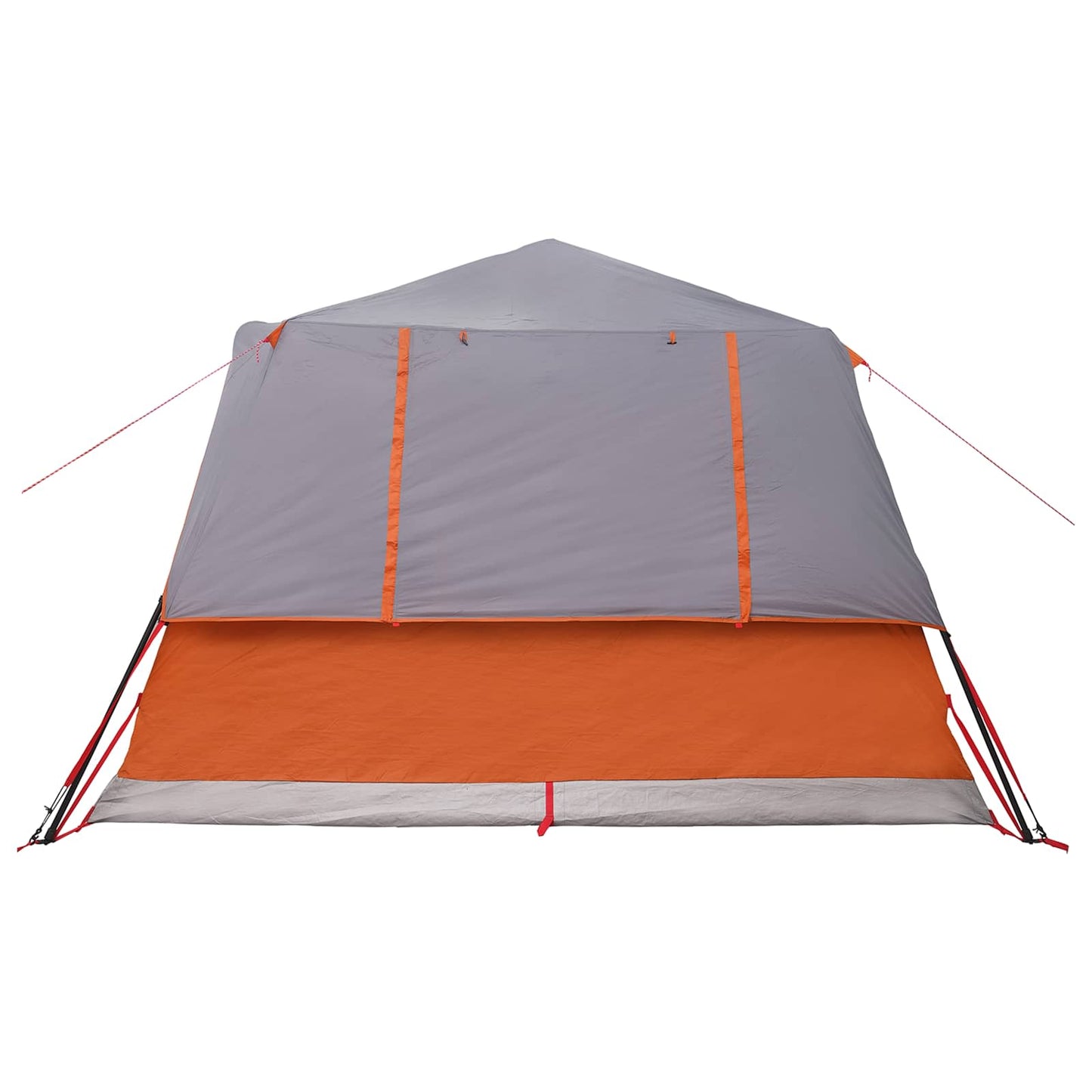vidaXL Instant Tent with Roof Grey and Orange 365 x 280 x 200 cm