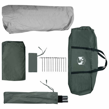 vidaXL Instant Tent Army Green 365 x 280 x 200 cm Polyester and Steel