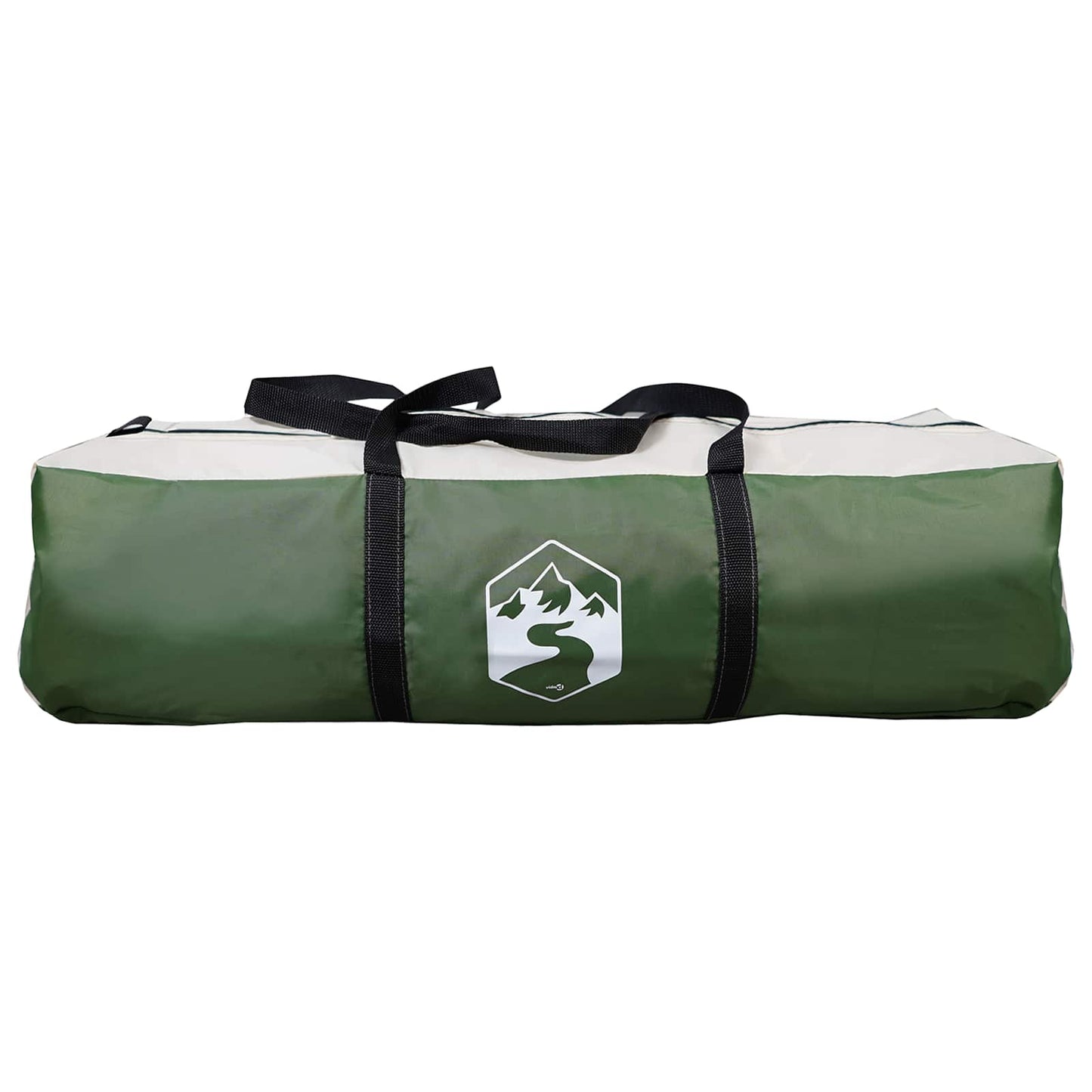 vidaXL Family Tent Green 305 x 275 x 190 cm Polyester and Steel