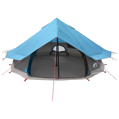vidaXL Tipi Tent with Roof Blue 700 x 700 x 395 cm Polyester and Steel