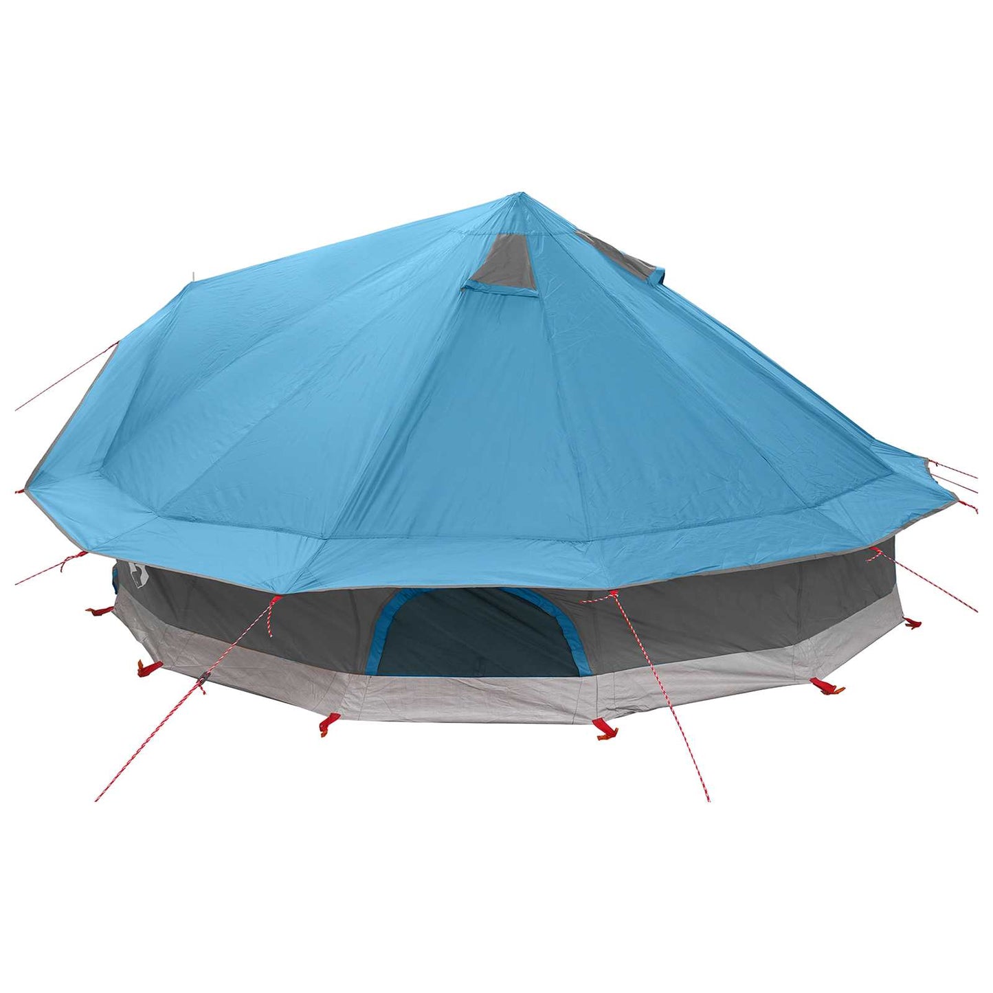 vidaXL Tipi Tent with Roof Blue 700 x 700 x 395 cm Polyester and Steel