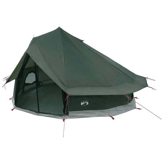 vidaXL Tipi Tent 18-Person Army Green Polyester and Steel
