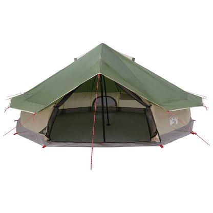 vidaXL Tipi Tent Green 800 x 800 x 430 cm Polyester and Steel