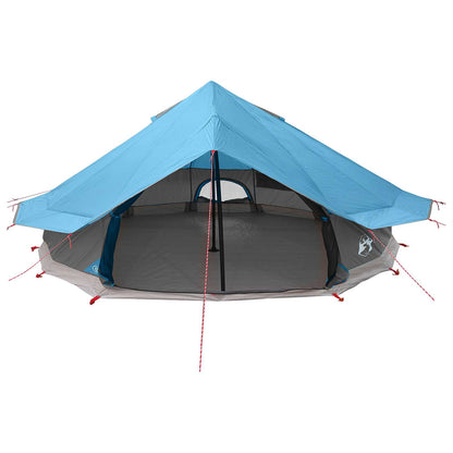 vidaXL Tipi Tent with Roof Blue 800 x 800 x 430 cm Polyester and Steel
