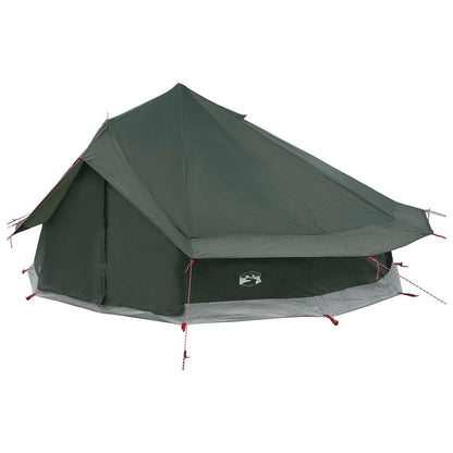 vidaXL Tipi Tent Army Green 800 x 800 x 430 cm Polyester and Steel