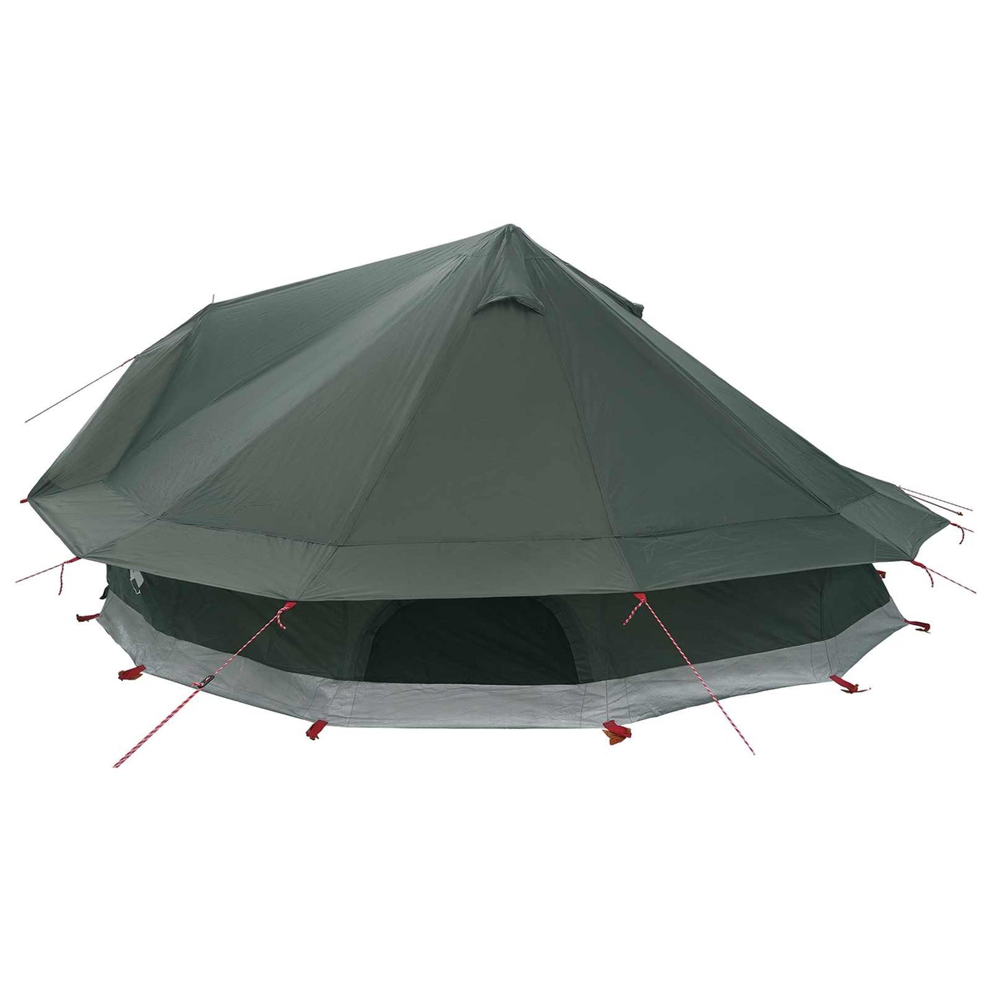 vidaXL Tipi Tent Army Green 800 x 800 x 430 cm Polyester and Steel
