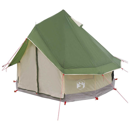 vidaXL Tipi Tent with Roof Green 250 x 250 cm Polyester and Steel