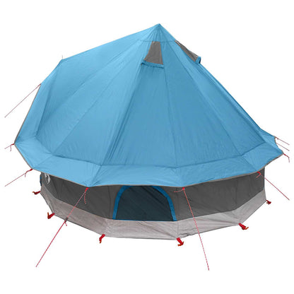 vidaXL Tipi Tent with Roof Blue 250 x 250 cm Polyester and Steel