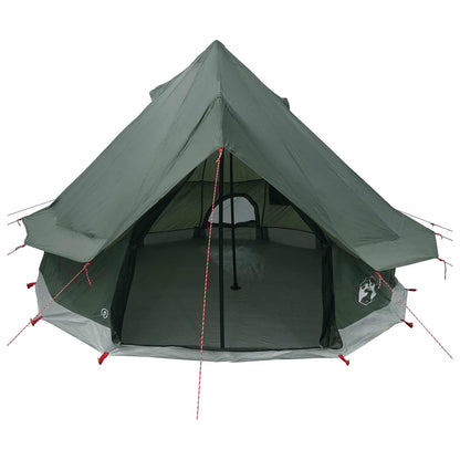 vidaXL Tipi Tent with Roof Army Green 250 x 250 cm Polyester and Steel
