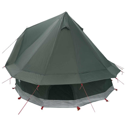 vidaXL Tipi Tent with Roof Army Green 250 x 250 cm Polyester and Steel