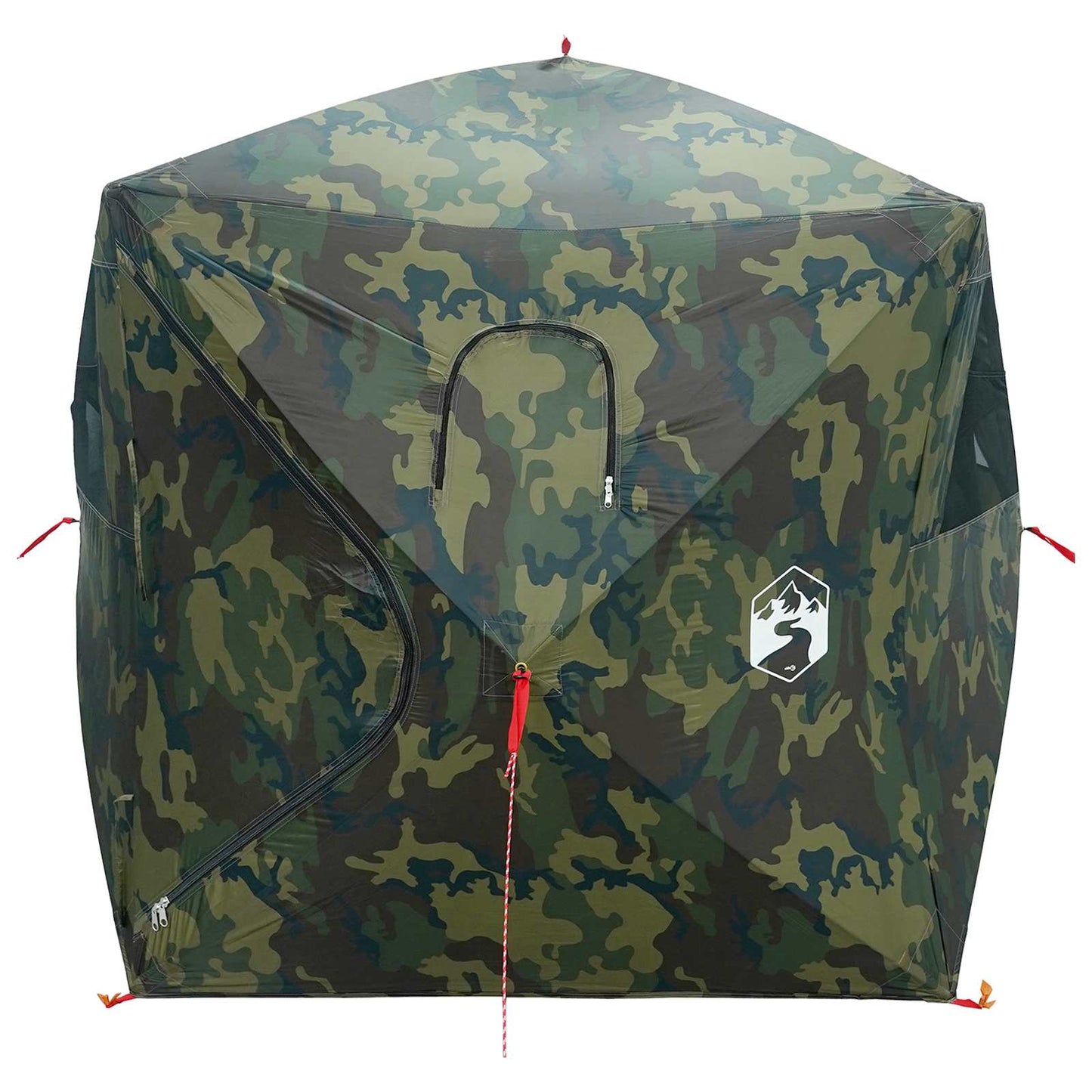 vidaXL Hunting Tent Camouflage 143 x 143 x 165 cm Polyester and Steel