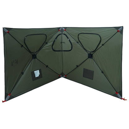 vidaXL Hunting Tent Army Green 145 x 145 x 150 cm Polyester and Steel