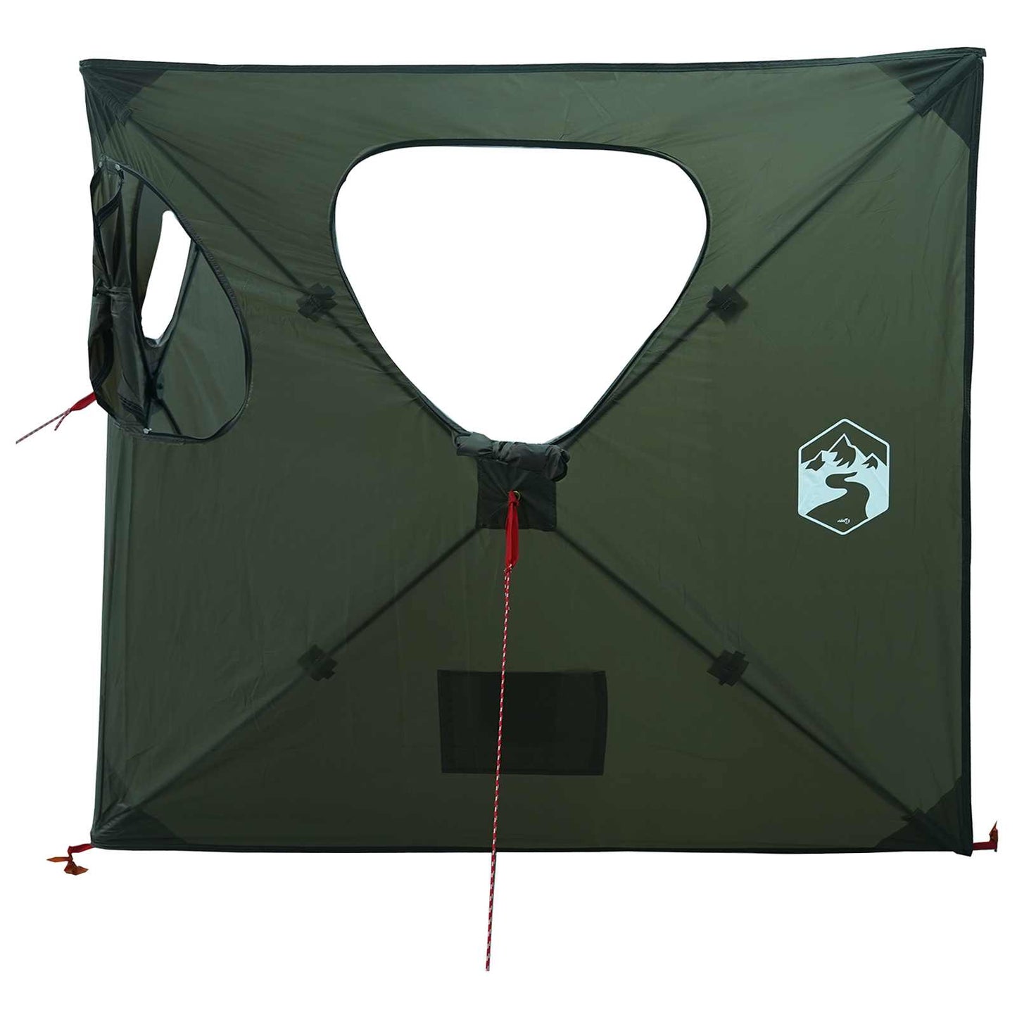 vidaXL Hunting Tent Army Green 145 x 145 x 150 cm Polyester and Steel