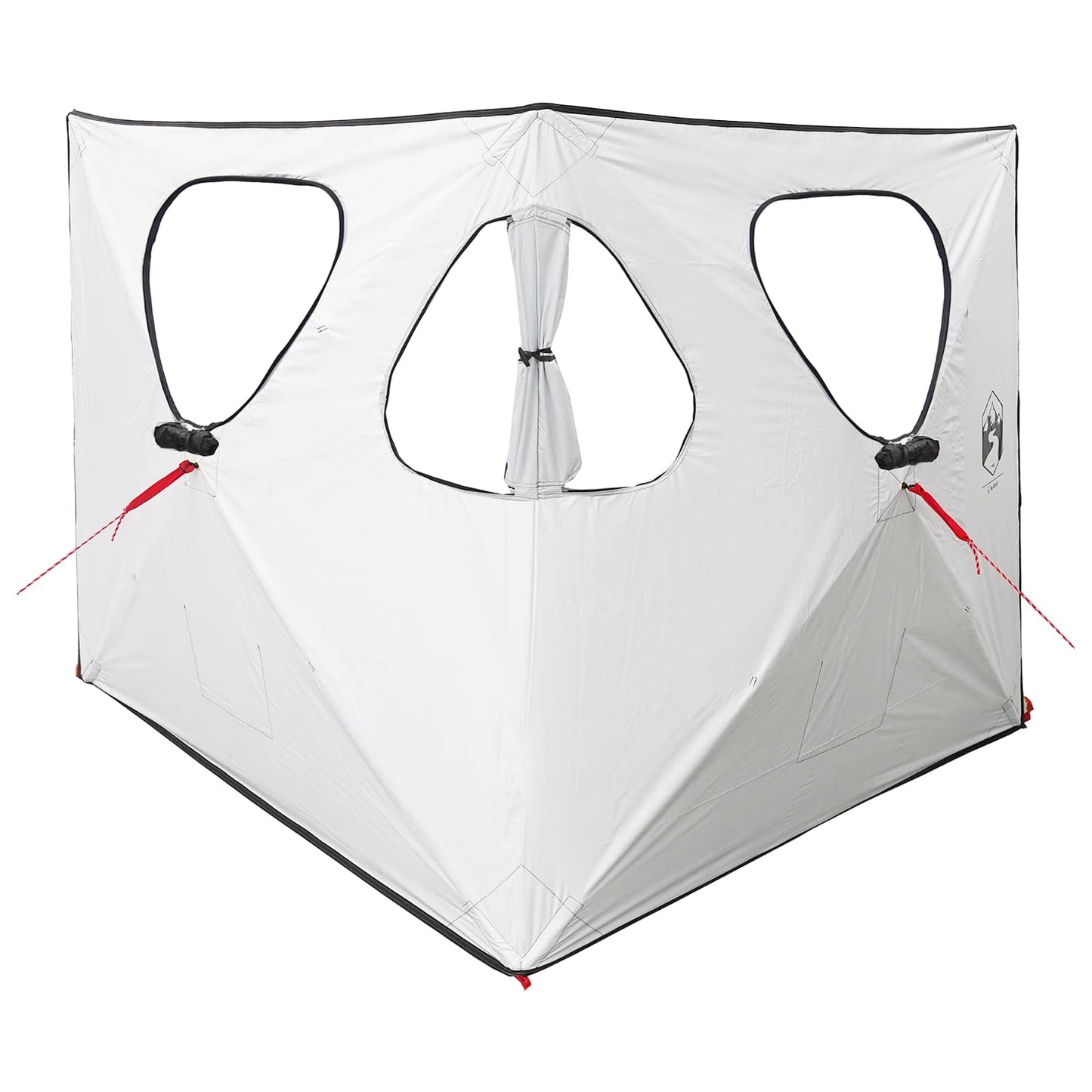 vidaXL Hunting Tent with Roof White Blackout 145 x 145 x 150 cm