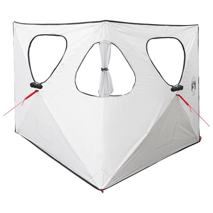 vidaXL Hunting Tent with Roof White Blackout 145 x 145 x 150 cm