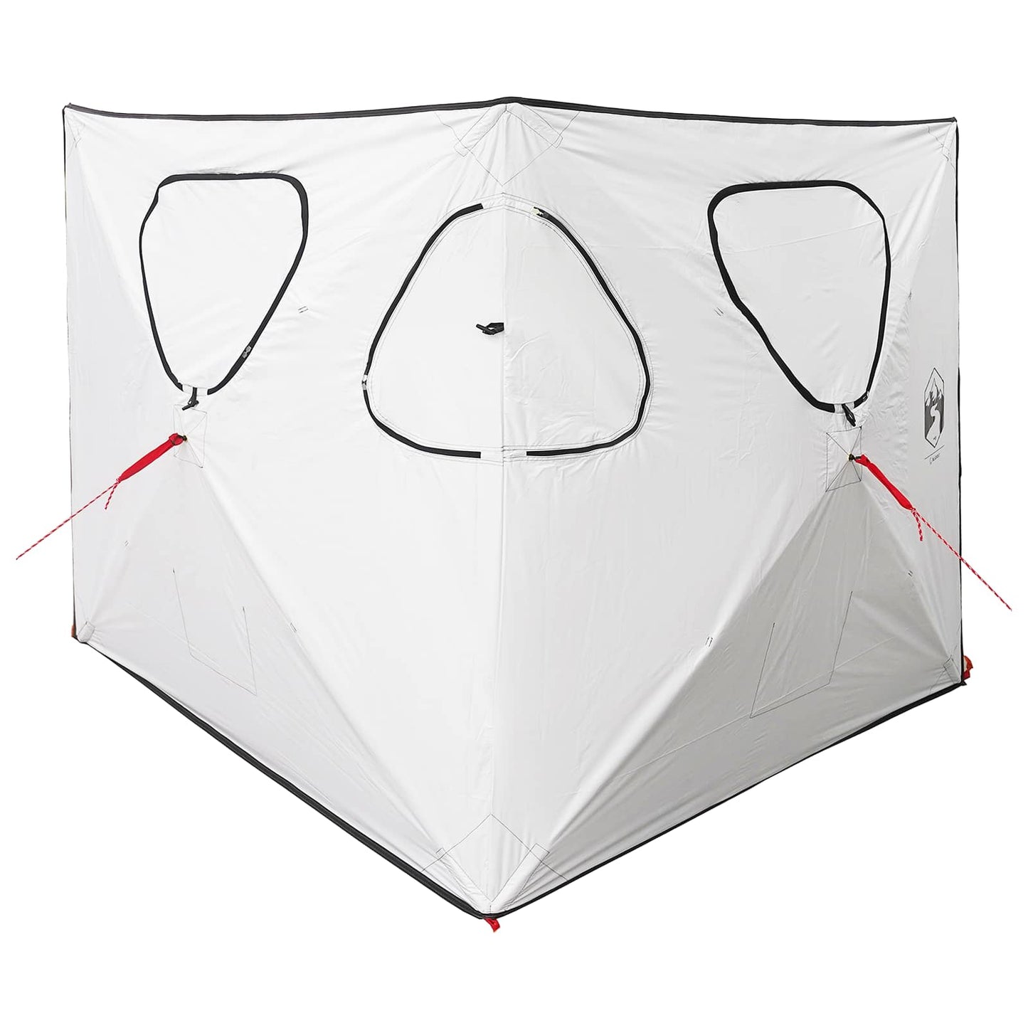 vidaXL Hunting Tent with Roof White Blackout 145 x 145 x 150 cm