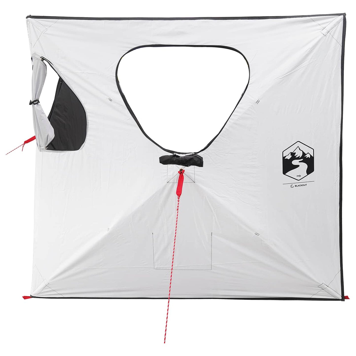 vidaXL Hunting Tent with Roof White Blackout 145 x 145 x 150 cm