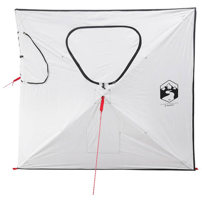 vidaXL Hunting Tent with Roof White Blackout 145 x 145 x 150 cm