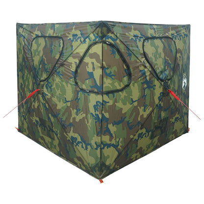 vidaXL Hunting Tent Camouflage 145 x 145 x 150 cm Polyester and Steel