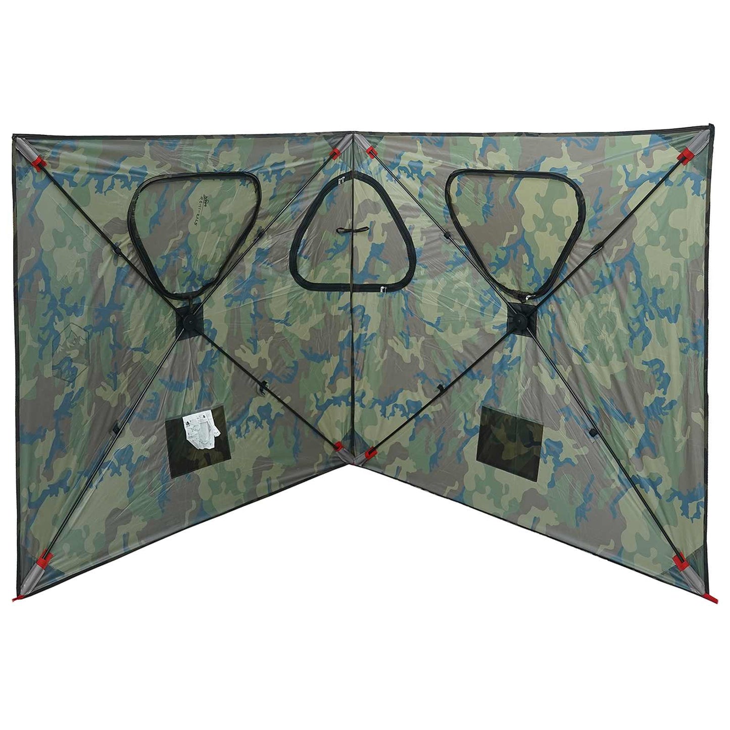 vidaXL Hunting Tent Camouflage 145 x 145 x 150 cm Polyester and Steel