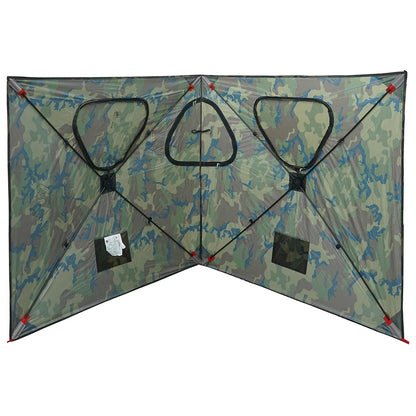 vidaXL Hunting Tent Camouflage 145 x 145 x 150 cm Polyester and Steel