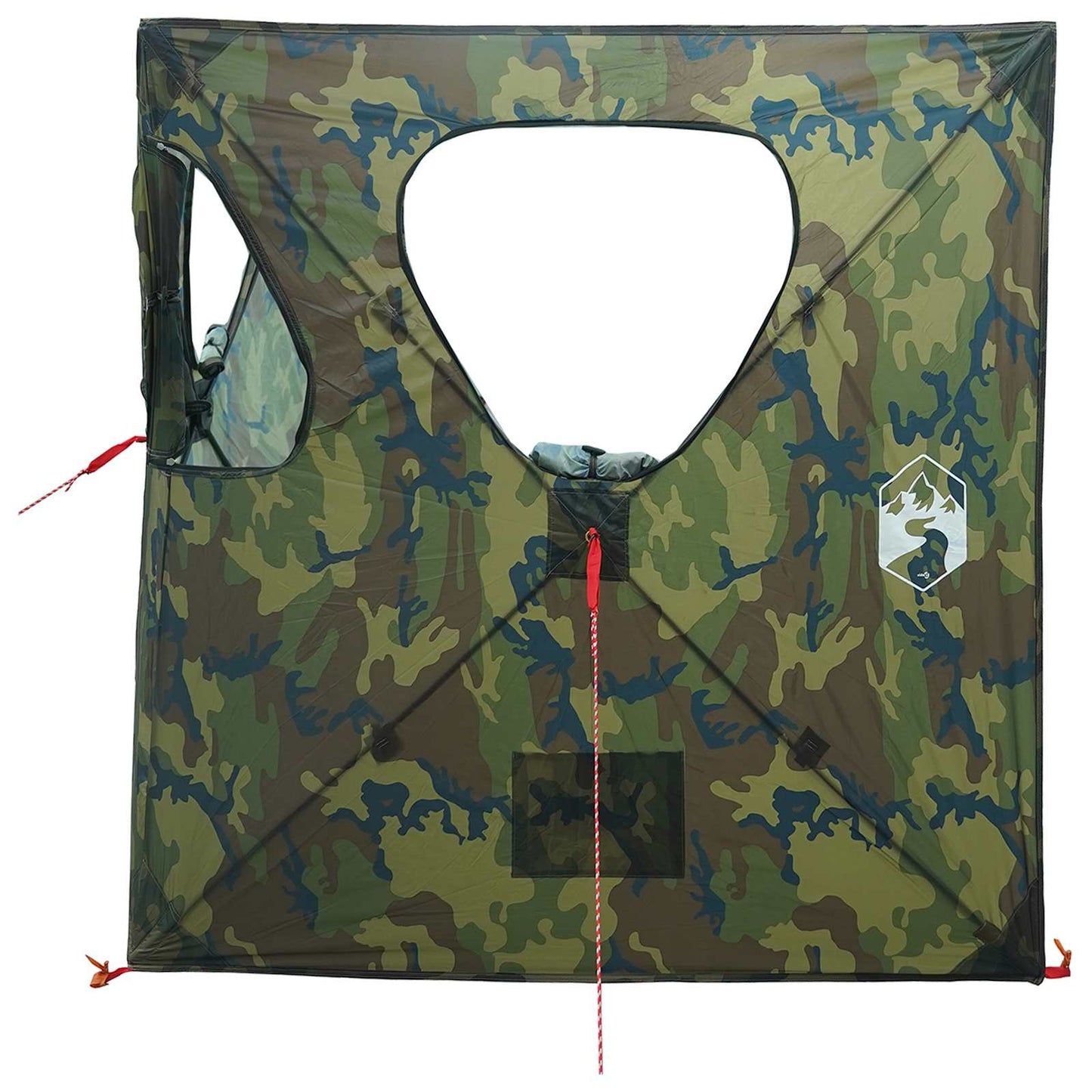 vidaXL Hunting Tent Camouflage 145 x 145 x 150 cm Polyester and Steel