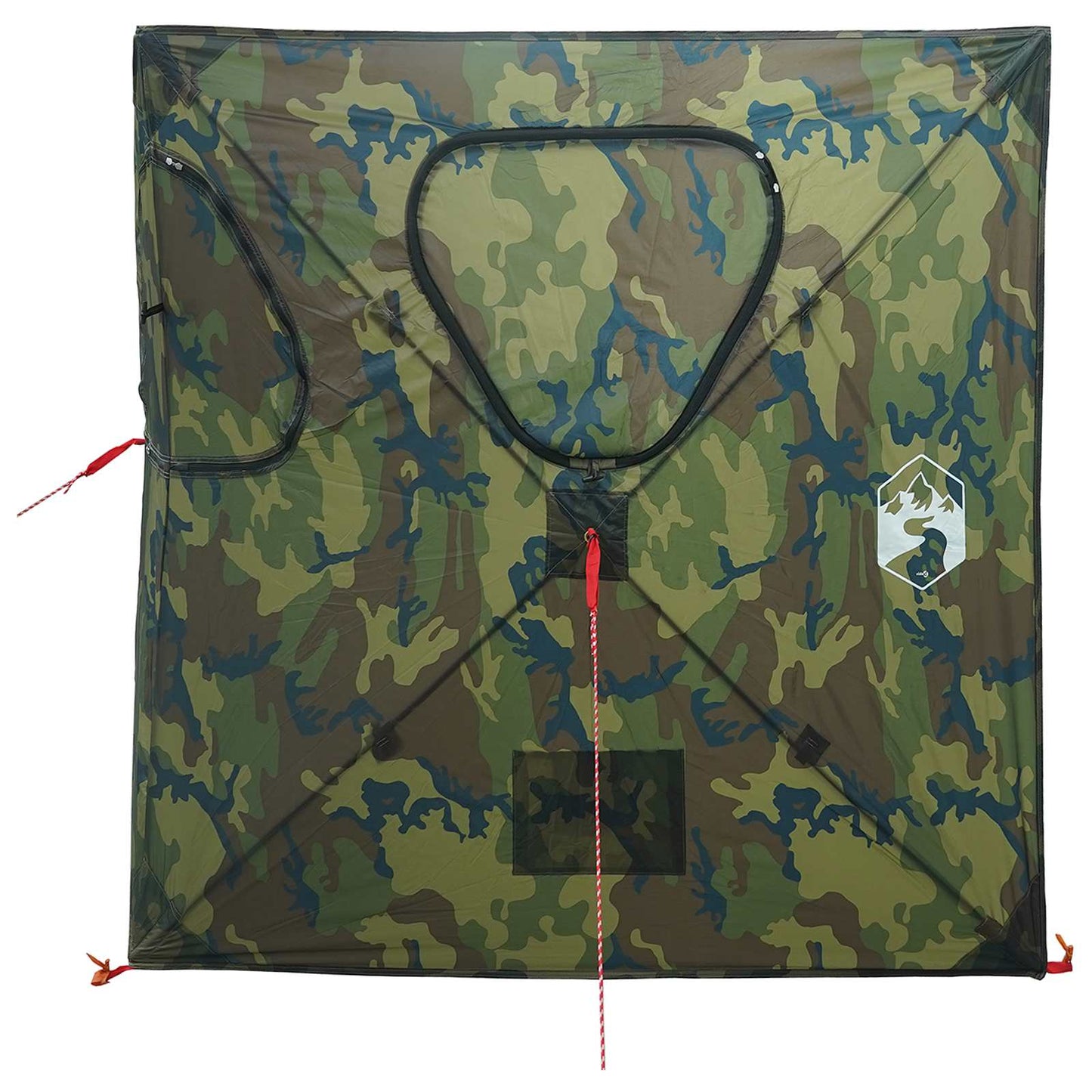 vidaXL Hunting Tent Camouflage 145 x 145 x 150 cm Polyester and Steel