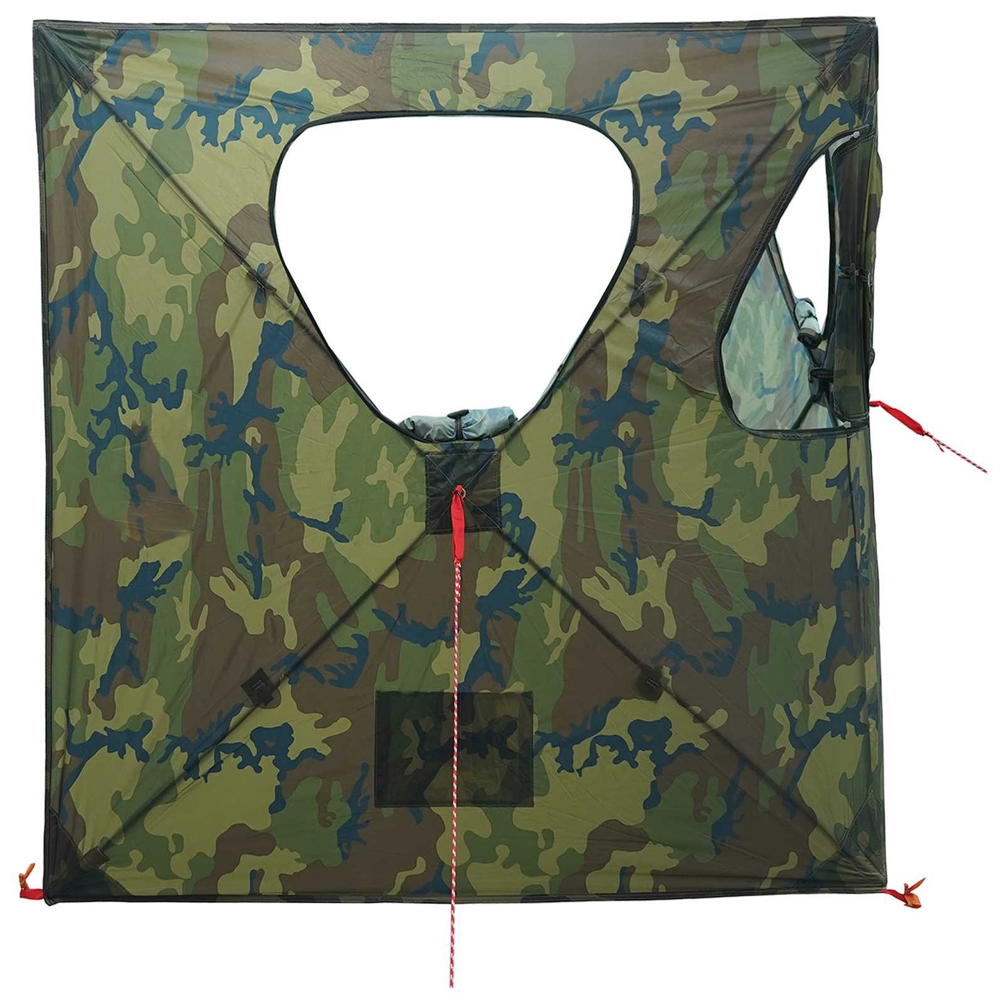 vidaXL Hunting Tent Camouflage 145 x 145 x 150 cm Polyester and Steel