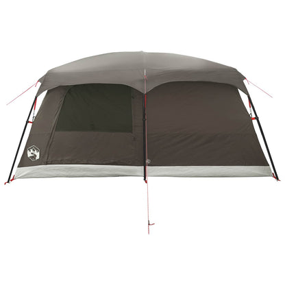 vidaXL Family Tent Brown Grey 500 x 400 x 230 cm Polyester and Steel
