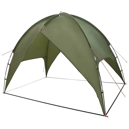 vidaXL Camping Tent with Rainfly Water-resistant Dome Olive Green