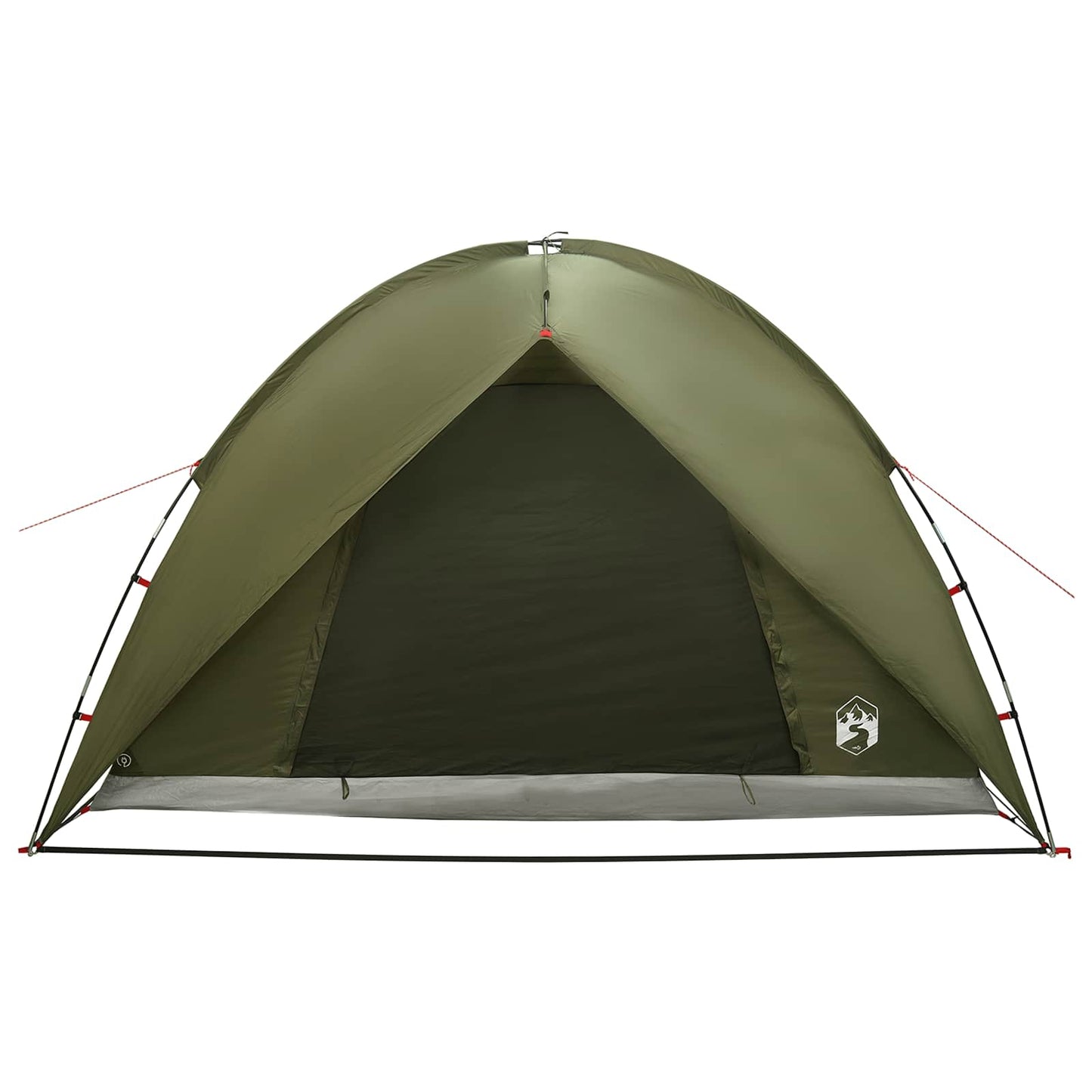 vidaXL Camping Tent with Rainfly Water-resistant Dome Olive Green
