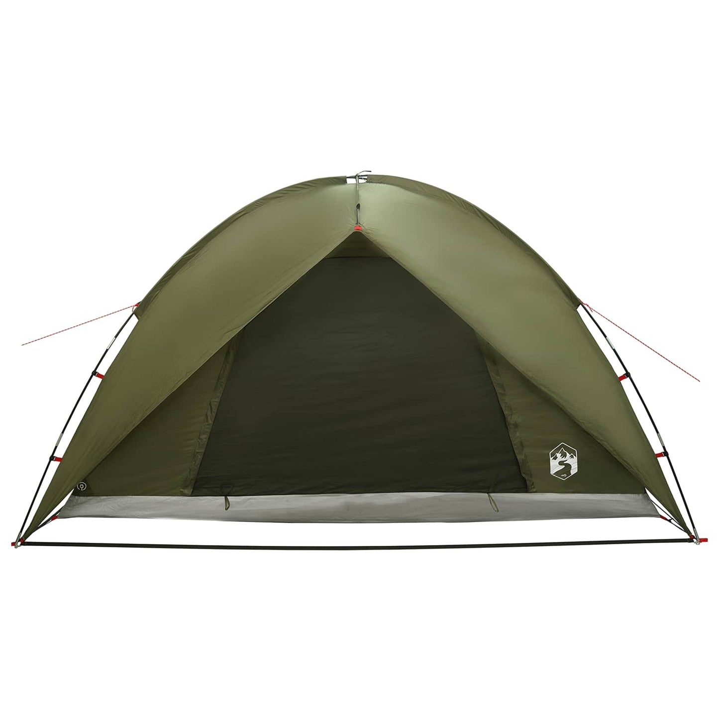 vidaXL Camping Tent with Rainfly Water-resistant Dome Olive Green