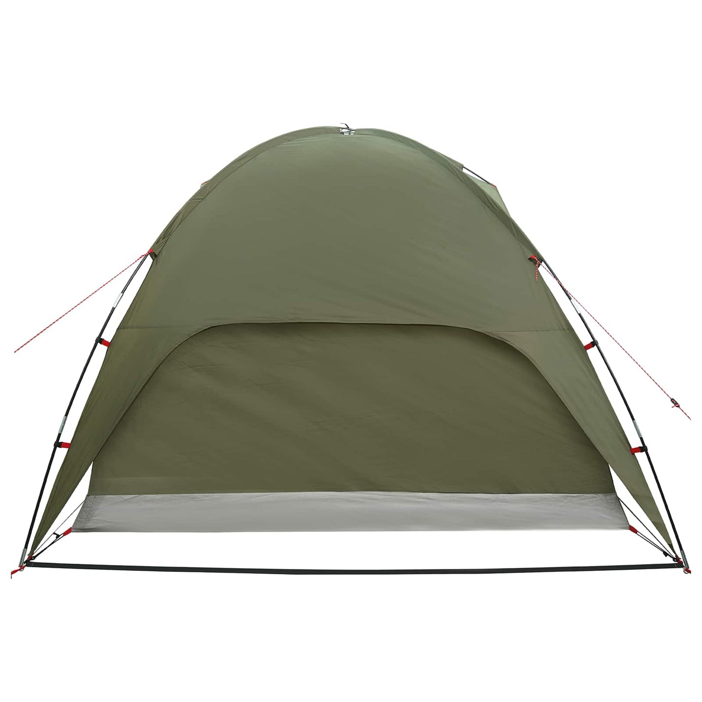 vidaXL Camping Tent with Rainfly Water-resistant Dome Olive Green