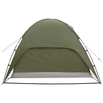 vidaXL Camping Tent with Rainfly Water-resistant Dome Olive Green