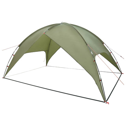 vidaXL Camping Tent with Rainfly Water-resistant Dome Olive Green