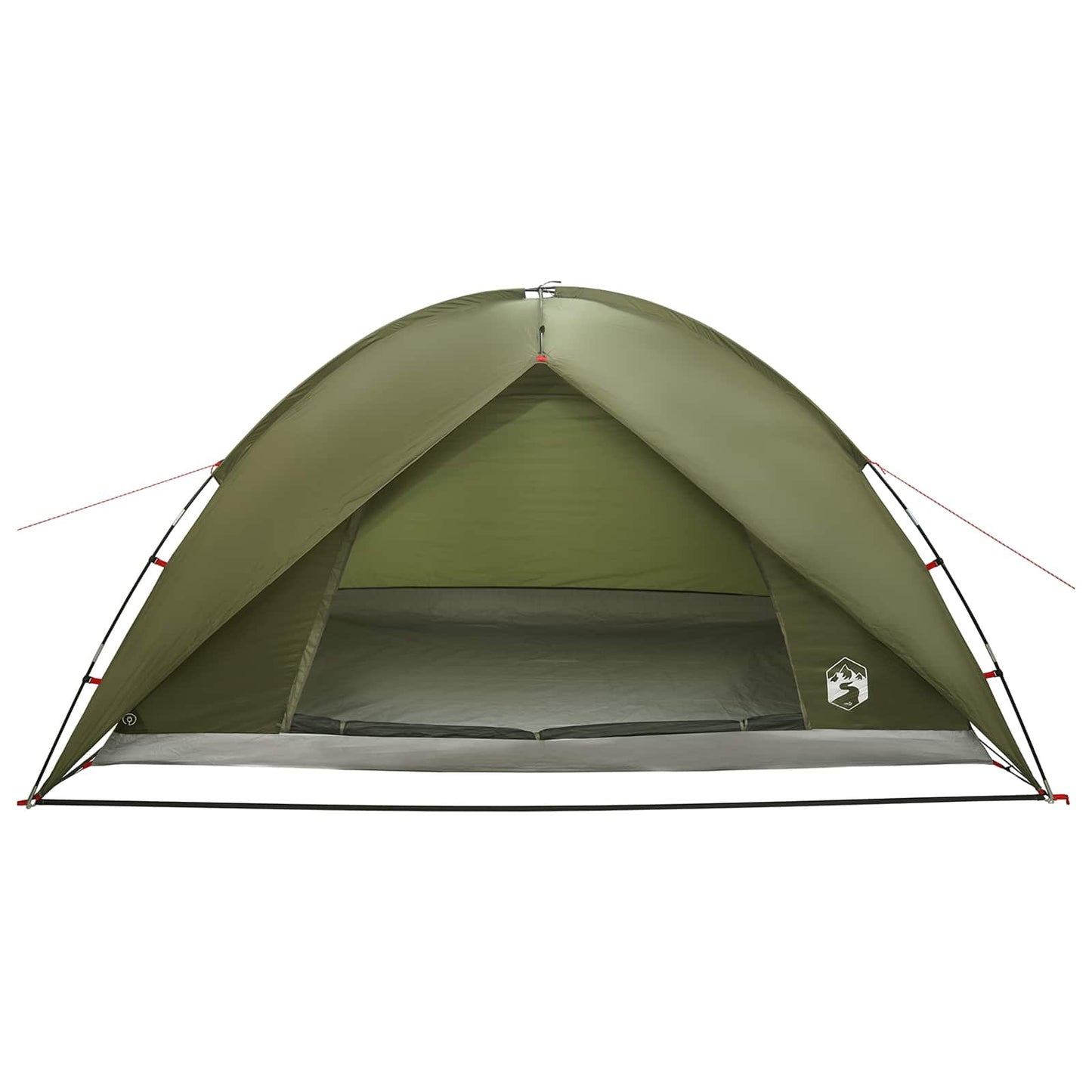 vidaXL Camping Tent with Rainfly Water-resistant Dome Olive Green