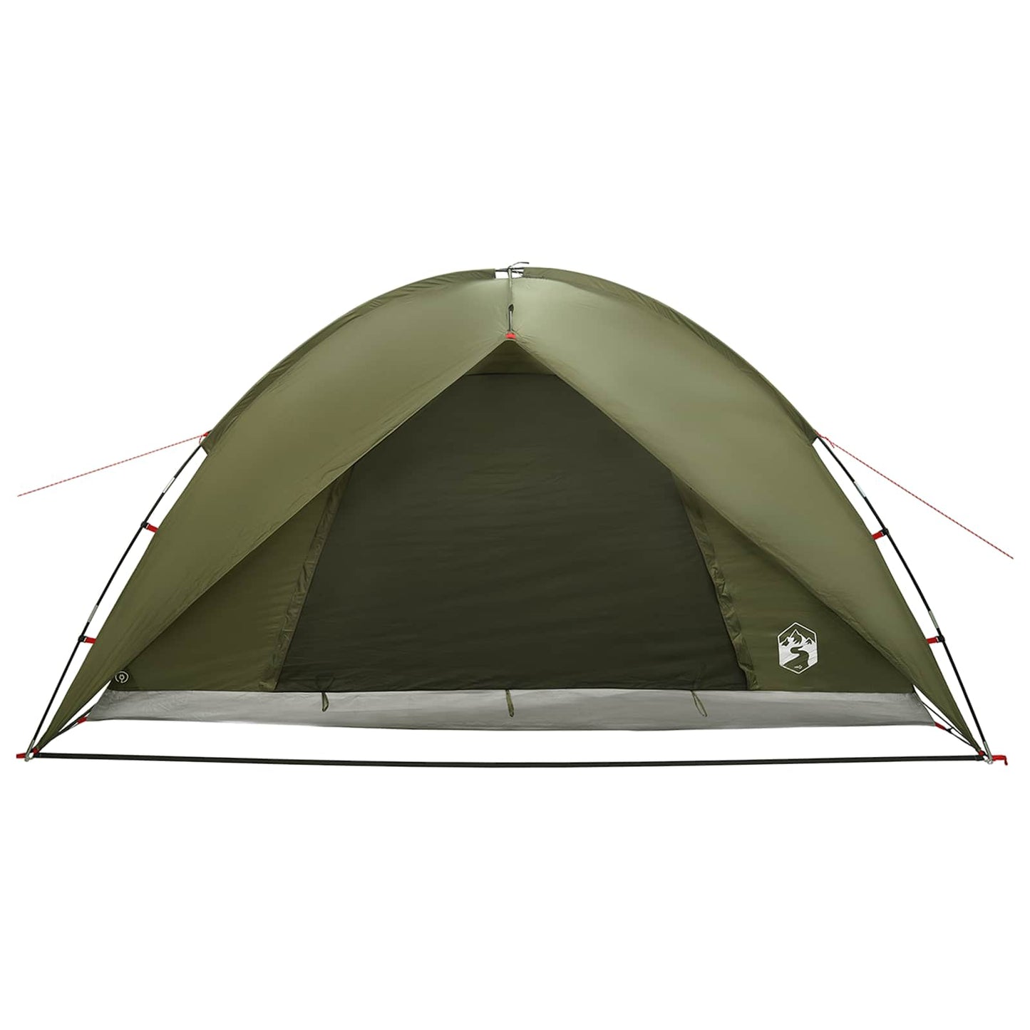 vidaXL Camping Tent with Rainfly Water-resistant Dome Olive Green
