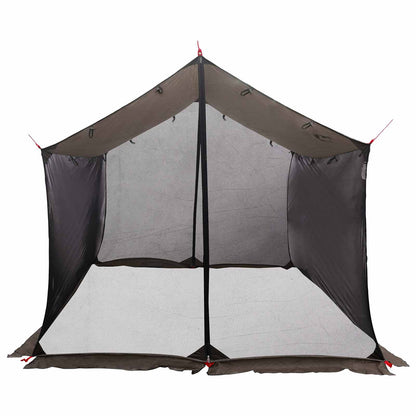 vidaXL Camping Tarp with Mesh Walls Brown Grey 340 x 260 x 220 cm