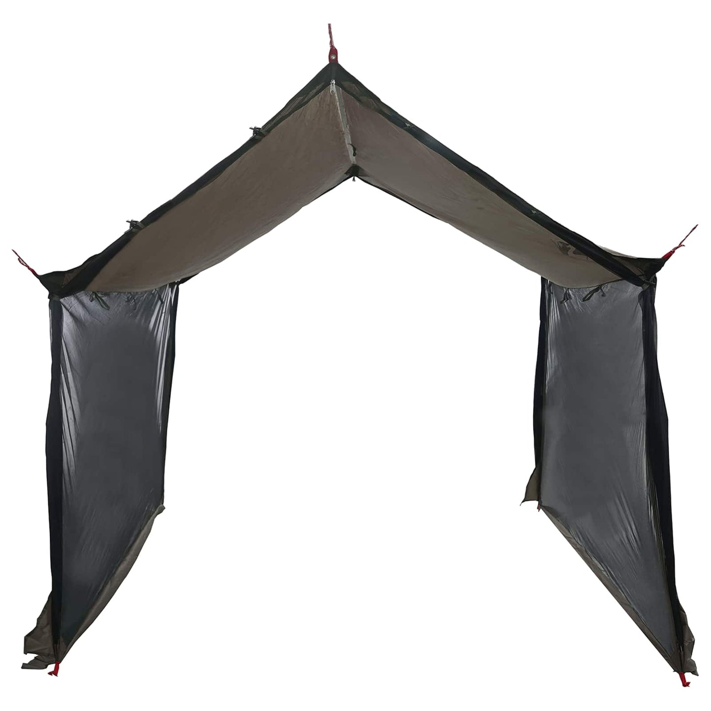 vidaXL Camping Tarp with Mesh Walls Brown Grey 340 x 260 x 220 cm